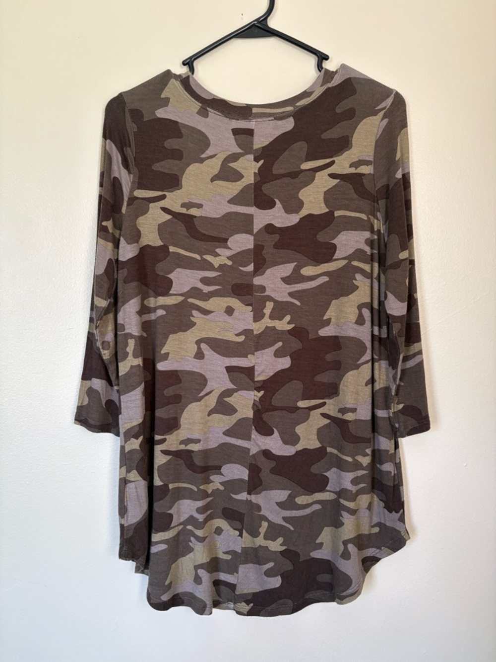 Zenana Outfitters Camo Tunic Mini Dress Size Small - Picture 11 of 11